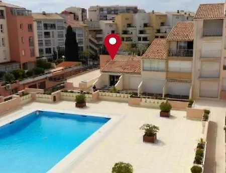 Au Coeur Du Cap Studio-terasse-piscine-mer 아파트 *